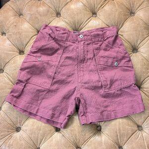 Crop Circle Clothing Seattle WA 100% Hemp Shorts Size 30 Burgundy Wine